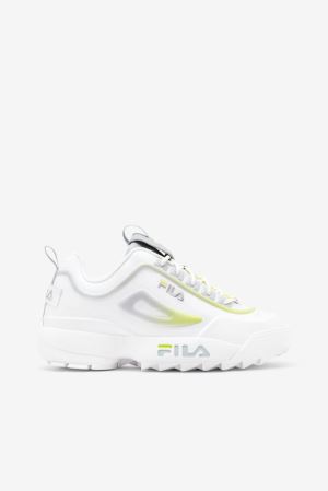 FILA Disruptor 2 Fs Sneakers White / Light Green,Womens Shoes | CA.QLCBUT718